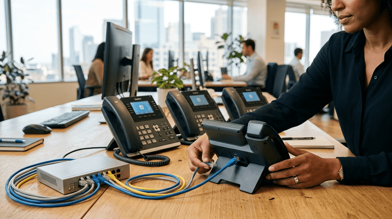 How to set up a business phone system with VoIP